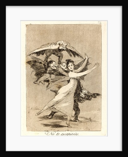 No te escaparás. (You will not escape.), 1796-1797 by Francisco de Goya