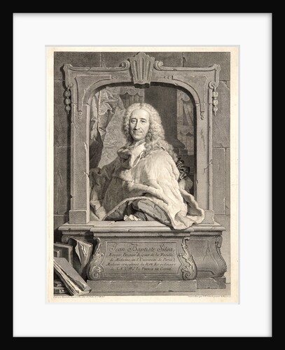 Portrait of Jean-Baptist Silva, 1742 by Georg Friedrich Schmidt