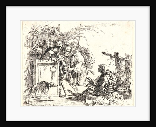 An Audience with Death (La Mort Donnant Audience), 18th century by Giovanni Battista Tiepolo