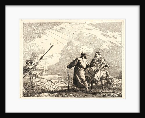 The Holy Family at the Bank of the River, 1750-1753 by Giovanni Domenico Tiepolo