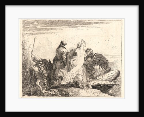 The Holy Family Preparing to Embark, 1750-1753 by Giovanni Domenico Tiepolo