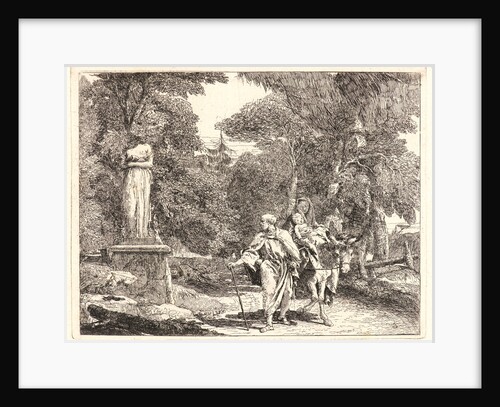 The Episode of the Falling Idol, 1750-1753 by Giovanni Domenico Tiepolo