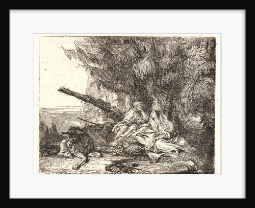 The Rest on the Flight, 1750- 1753 by Giovanni Domenico Tiepolo