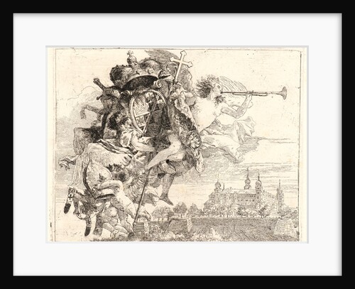 Arms of Carl Philipp von Greiffenflau, Prince-Bishop of Wurzburg, 1750-1753 by Giovanni Domenico Tiepolo