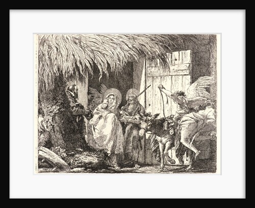 Joseph and Mary Prepare to Leave, 1750-1753 by Giovanni Domenico Tiepolo