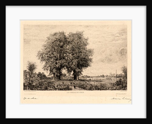 The Elms of Cenon (Les Ormeaux de Cénon), 19th century by Maxime Lalanne
