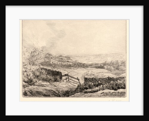 Entrance to the Field (L'Entree du Champ) by Alphonse Legros