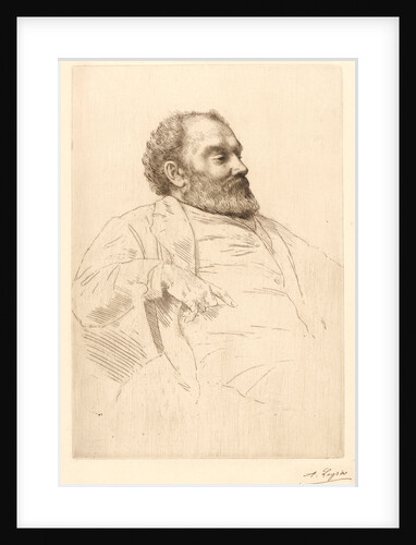Portrait of Val Prinsep, R.A. by Alphonse Legros