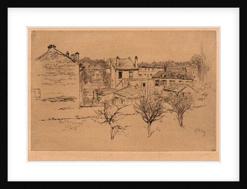 Les Toits de Villeneuve, 1907 by Gustave Leheutre