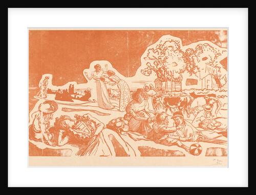 Bucolique Moderne, 1901 by Auguste Louis Lepère