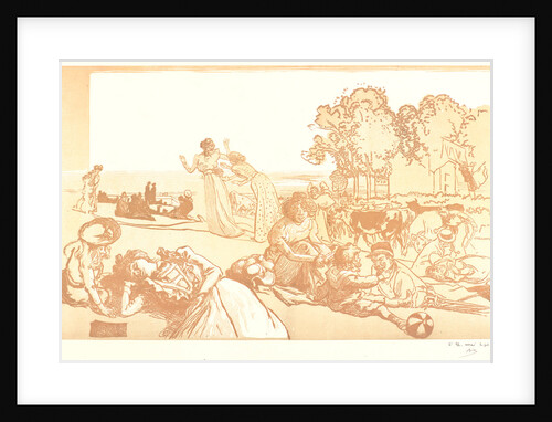 Bucolique Moderne, 1901 by Auguste Louis Lepère