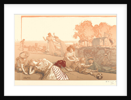 Bucolique Moderne, 1901 by Auguste Louis Lepère