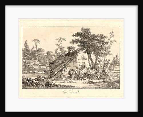 The Farm (La Ferme), 1771 by Jean-Baptiste Le Prince