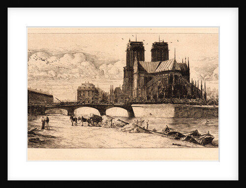 Apse of Notre Dame, 1881 by Edmond Gosselin