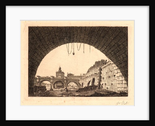 Le Pont Neuf, 1881 by Edmond Gosselin