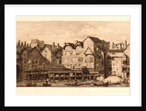 Partie de le Cite, 1881 by Edmond Gosselin