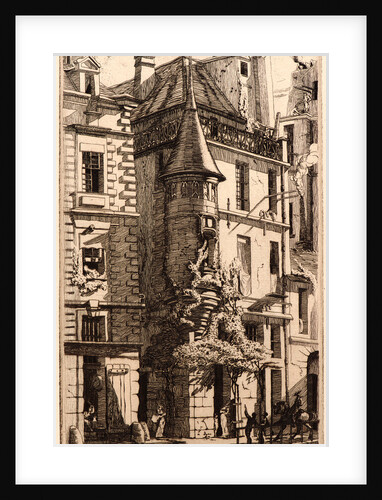 Tourelle de la Rue de la Tixeranderie, 1881 by Edmond Gosselin