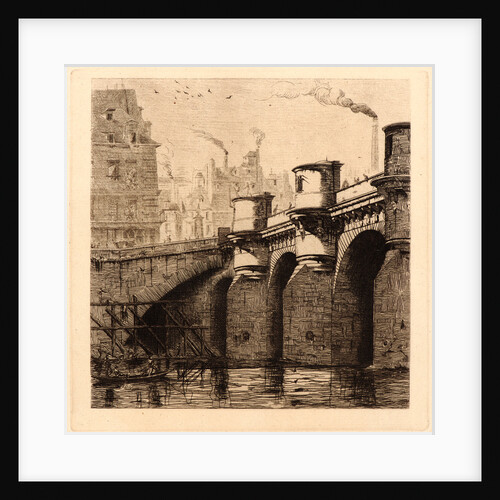 Le Pont Neuf, 1881 by Edmond Gosselin