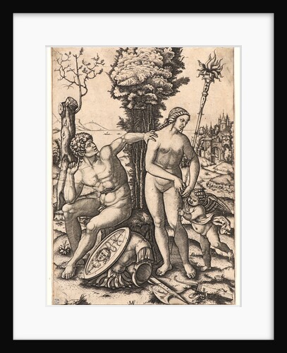 Mars, Venus, and Amor, 1508 by Marcantonio Raimondi