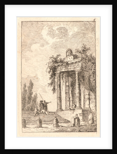 The Stairway with Four Posts, 1763-1764 by Hubert Robert