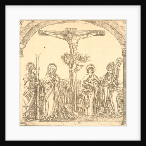 Christ on the Cross with the Virgin and St. Afra, St. John and St. Ulrich, by Hans Rogel