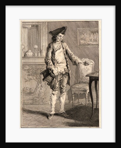 Postman Delivering a Letter, 1768 by Jean-Baptiste Tilliard