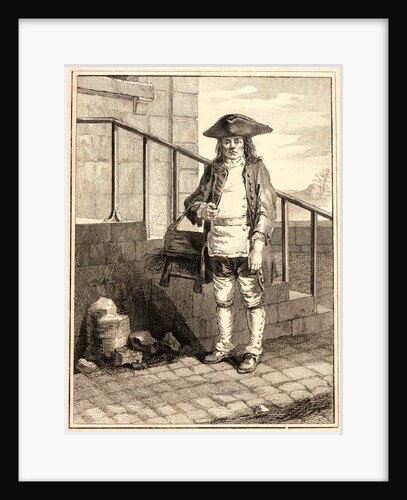 Shoe Black (by stairs), 1768 by Jean-Baptiste Tilliard