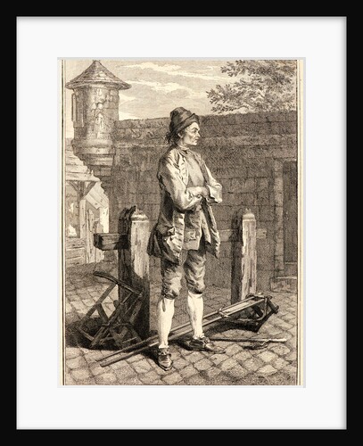 Wood Sawyer, 1768 by Jean-Baptiste Tilliard