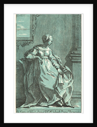 A Woman Seated in a Room (Melancholy), 1726 by Antonio Maria Zanetti I