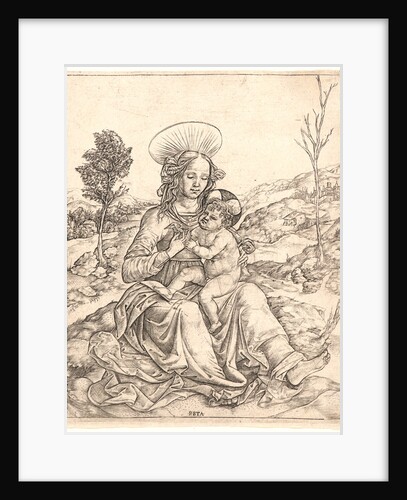 The Virgin and Child with a Bird, after 1500 by Cristofano Robetta