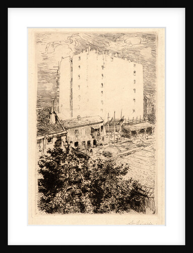 La Maison Neuve, 1894 by Auguste Louis Lepère