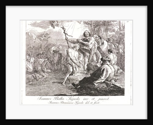 The Baptism of Christ by Giovanni Domenico Tiepolo