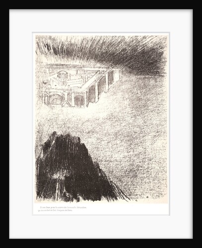 And I John saw the holy city, new Jerusalem, coming down from God out of heaven, 1899 by Odilon Redon