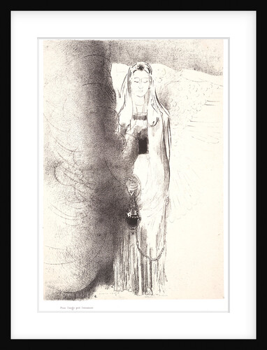 And the angel took the censer, 1899 by Odilon Redon
