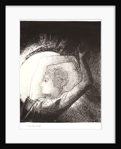 A woman clothed with the sun, 1899 by Odilon Redon
