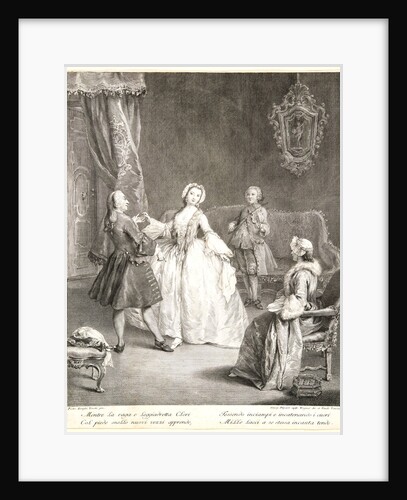 The Dancing Lesson, ca. 1741-1745 by Charles Joseph Flipart