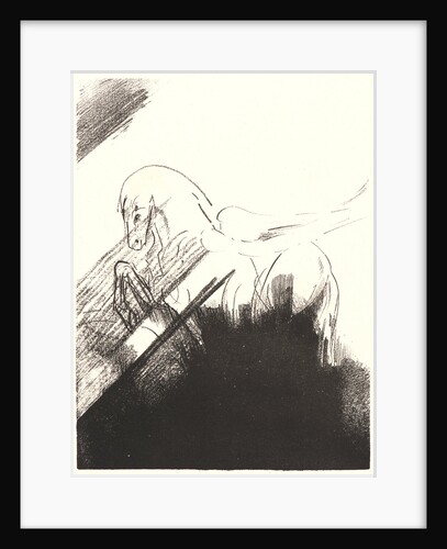 Winged Horse (Cheval ailé), 1894 by Odilon Redon