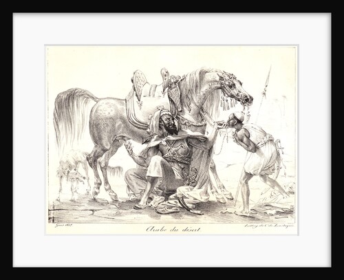 Arab of the Desert (Arabe du désert), 1817 by Antoine-Jean Gros