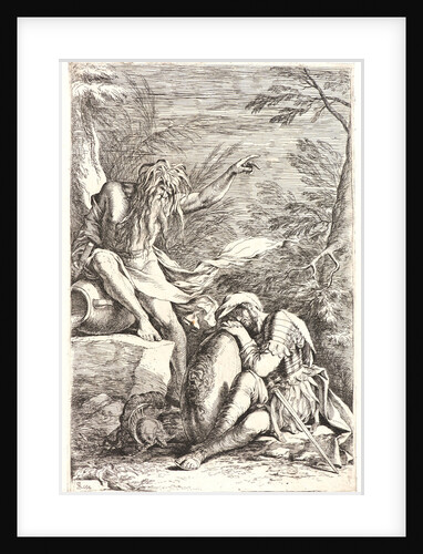 A River God and Sleeping Soldier, 17th century by Salvator Rosa