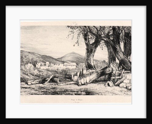 Gorge de Royat, 1830 by Eugène Isabey