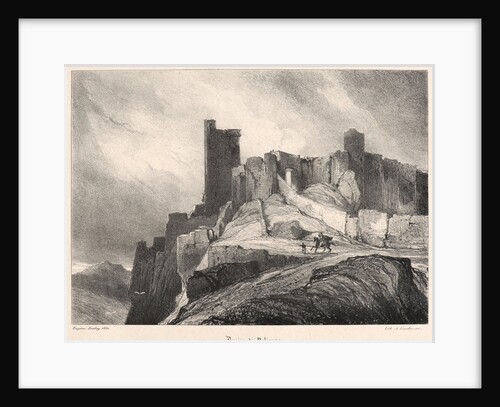 Donjon de Polignac, 1831 by Eugène Isabey