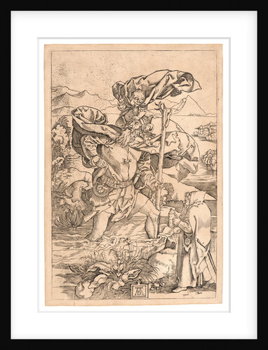 Saint Christopher, 1501-1504 by Marcantonio Raimondi