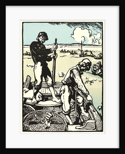 Loups de Mer (Shrimp Fishermen), 1898 by Auguste Louis Lepère