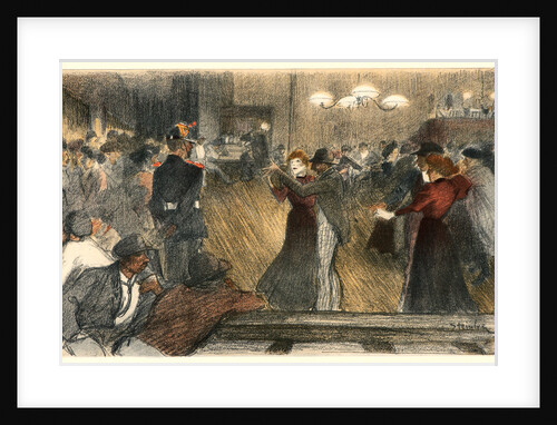 Bal de Barrière, ca. 1898 by Théophile Alexandre Steinlen
