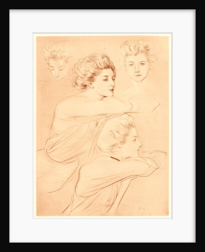 Parisienne, ca. 1898 by Paul César Helleu