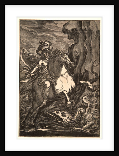 St. George and the Dragon, 16th century by Giuseppe Scolari