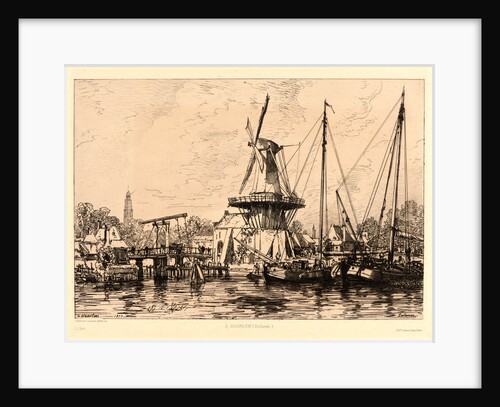 À Haarlem (Hollande), 1877 by Maxime Lalanne