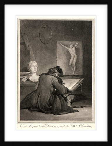 A Student Drawing (Le Dessinateur), 1757 by Jean-Jacques Flipart