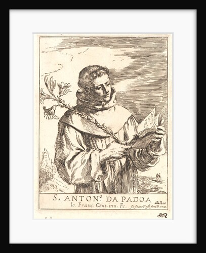 Saint Anthony of Padua, 17th century by Anonymous