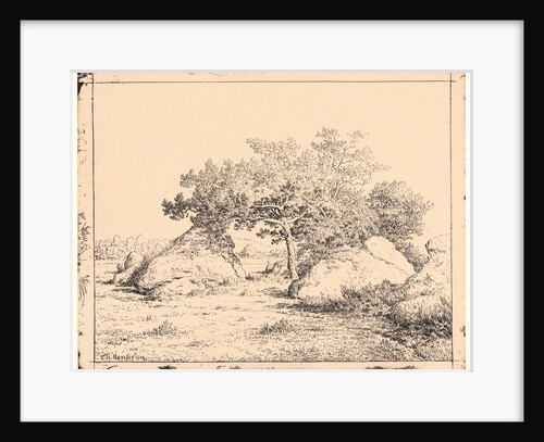 Le Cerisier de la Plante a Biau, 19th century by Théodore Rousseau